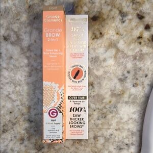 NIB Grande Cosmetics GrandeBROW 2-in-1 Tinted Gel